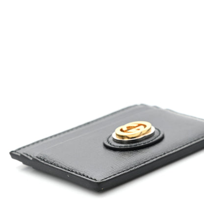 Gucci Azalea Calfskin Marina Card Holder Black 8 of 9