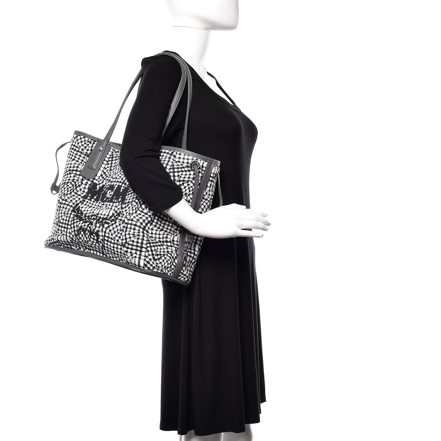Visetos Medium Liz Reversible Shopper Tote Phantom Grey