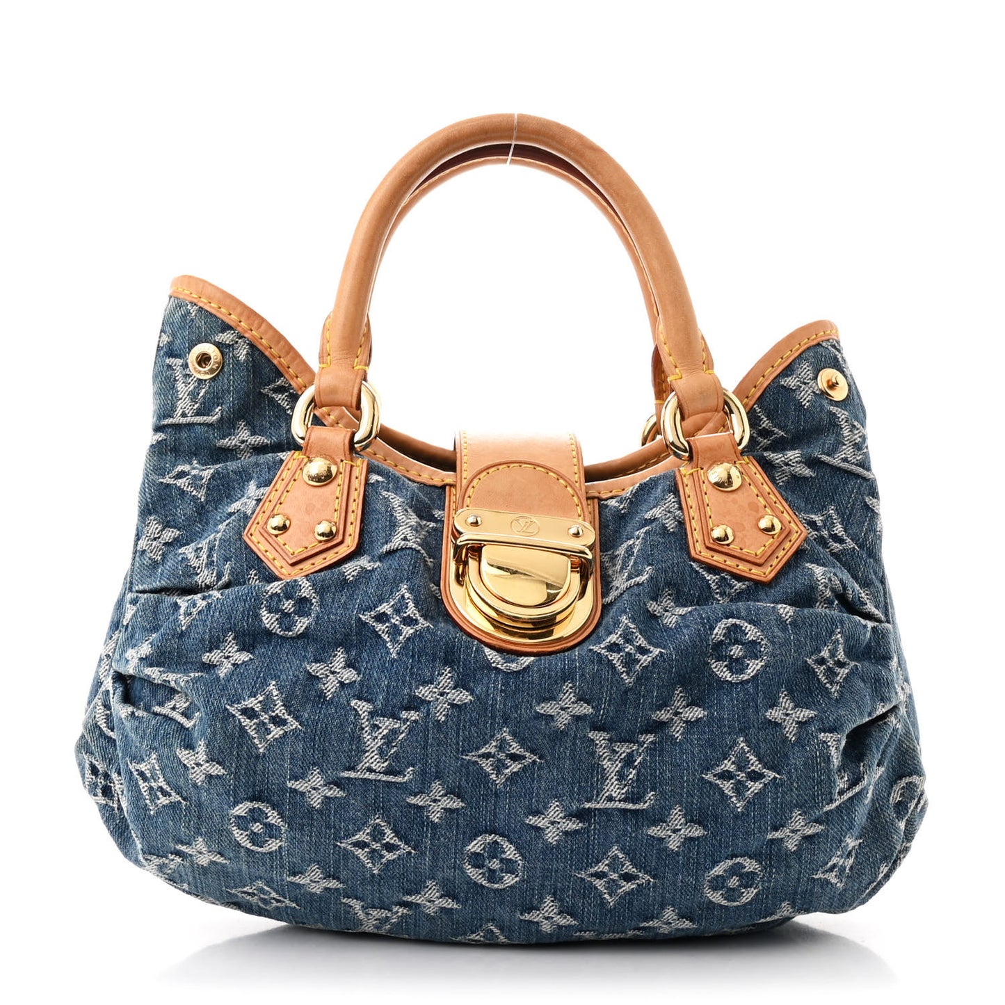 Monogram Denim Pleaty Blue
