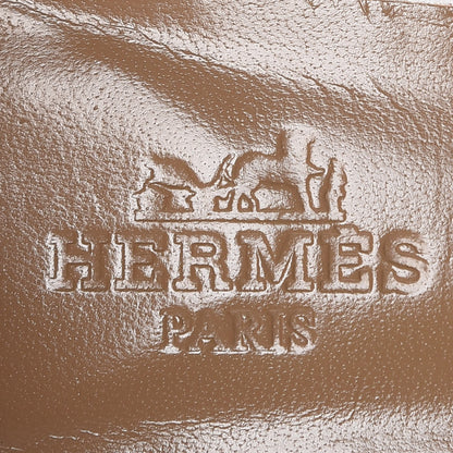 Hermes Box Calfskin Manege Sandals 36.5 Grey Multicolore 9 of 10
