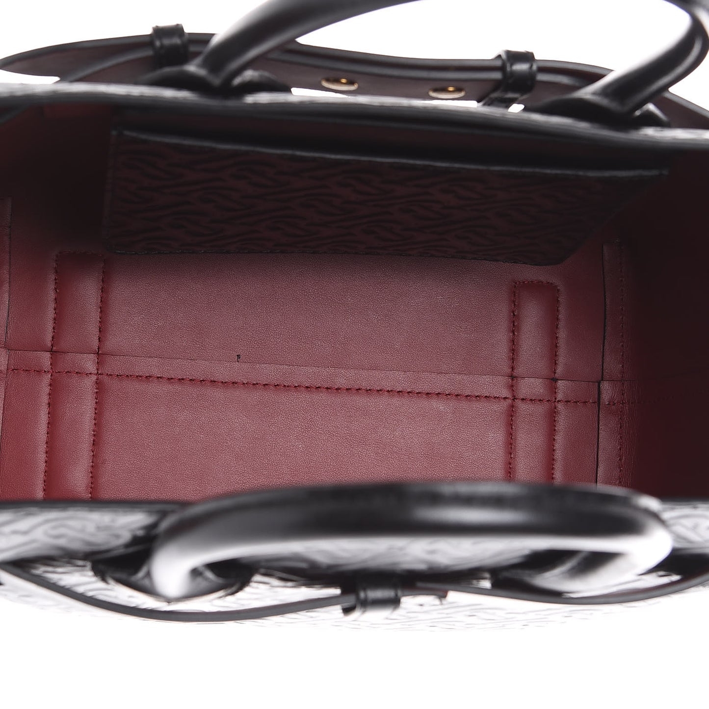 Calfskin Embossed Monogram Small Belt Bag Black