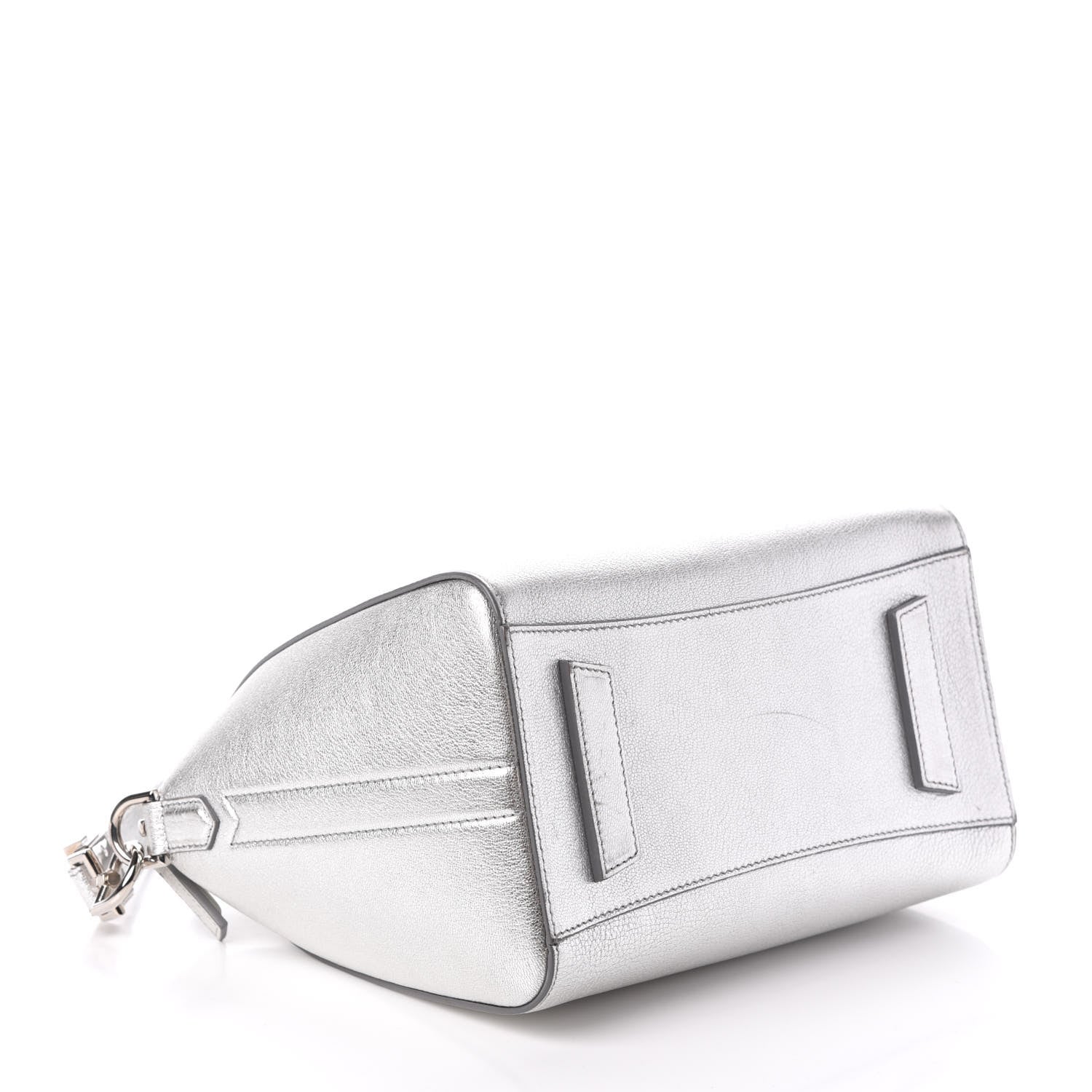 Givenchy Metallic Sugar Goatskin Small Antigona Silver 4 of 8