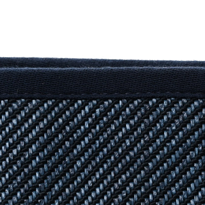 Chanel Mixed Fibers Small Deauville Tote Navy Blue 8 of 10
