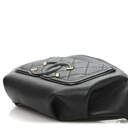 Chanel Caviar Quilted Filigree Waist Bag Black 19 of 21