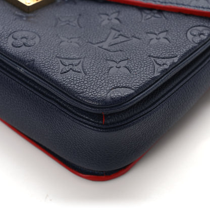 Louis Vuitton Empreinte Pochette Metis Marine Rouge 9 of 10
