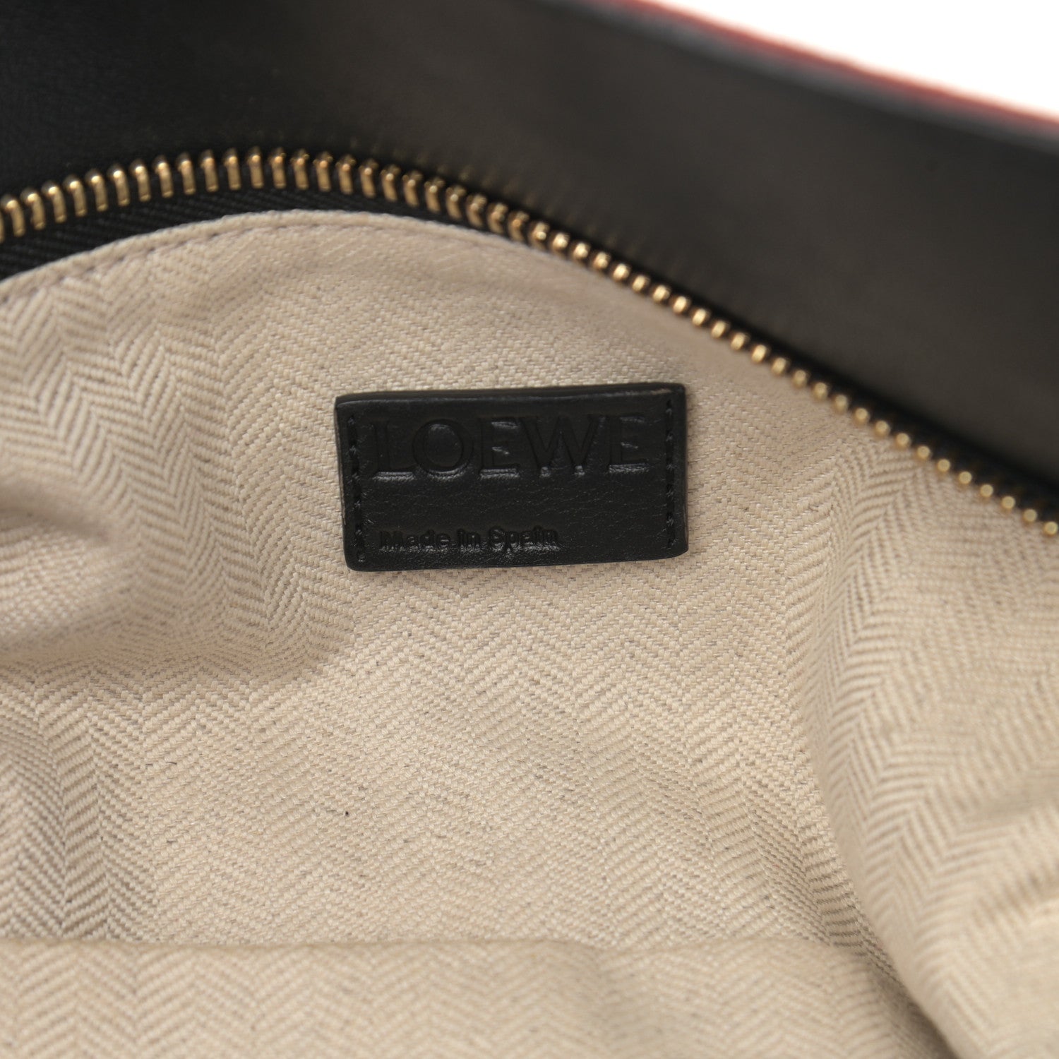 Loewe Suede Medium Puzzle Bag Red 6 of 15