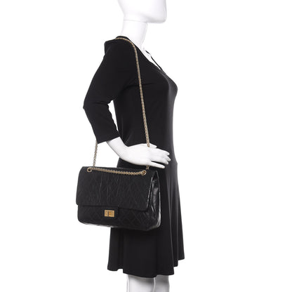 Chanel Aged Calfskin Quilted 50th Anniversary 2.55 Reissue 227 Flap Black 2 of 13