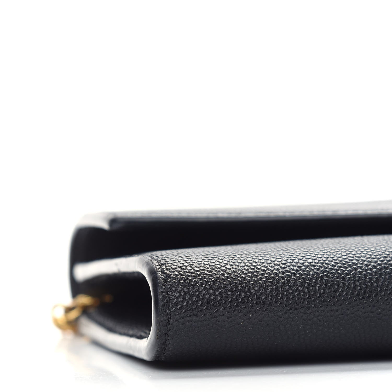 Saint Laurent Grain De Poudre Uptown Chain Wallet Black 8 of 10
