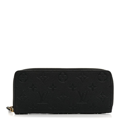 Louis Vuitton Empreinte Clemence Wallet Black 1 of 8