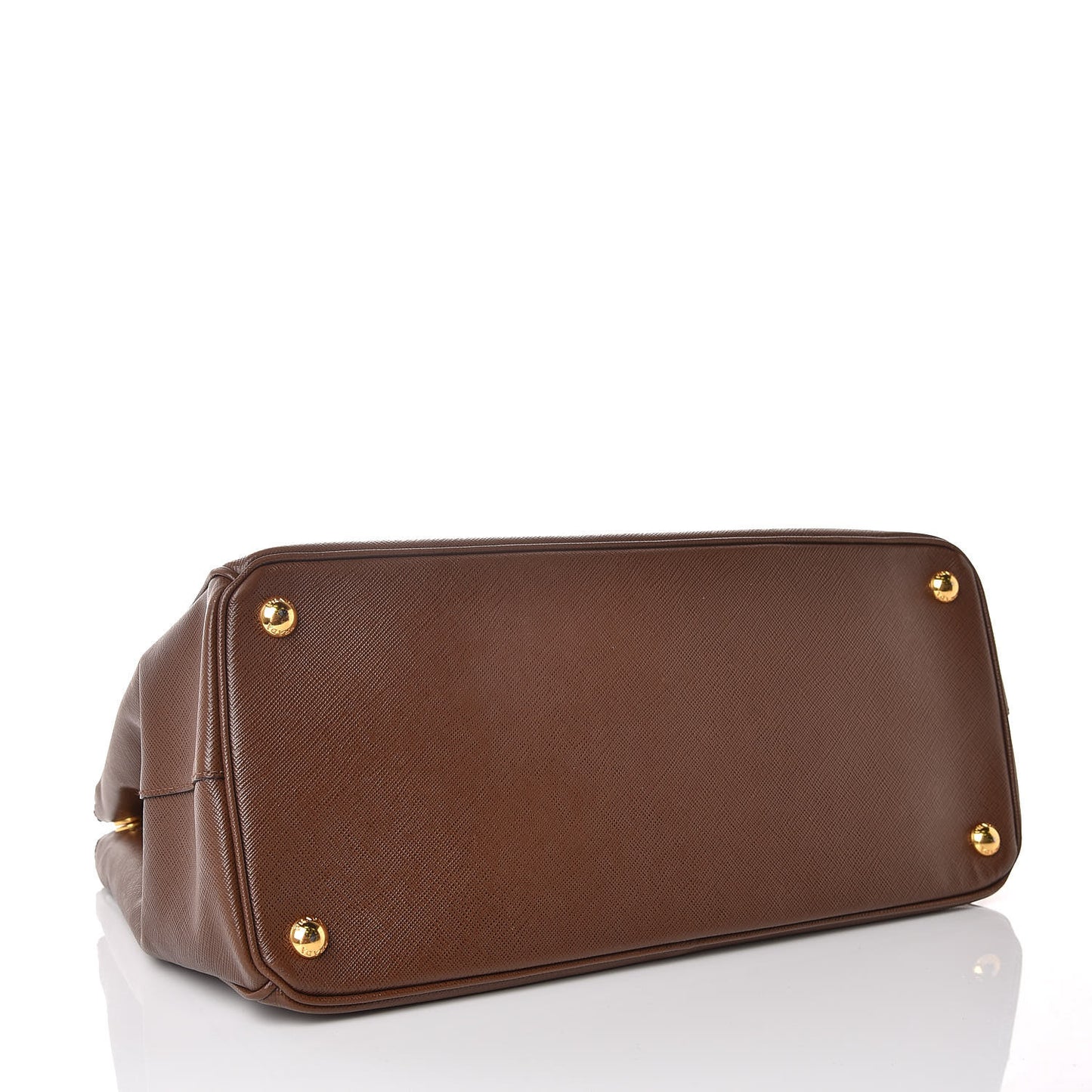 Saffiano Medium Galleria Double Zip Tote Cacao