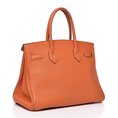 Hermes Togo Birkin 30 Orange 3 of 32