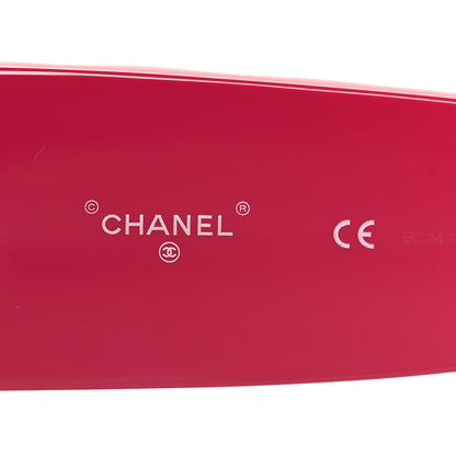 Chanel Acetate Shield Sunglasses 71466-A Blue Pink 5 of 7