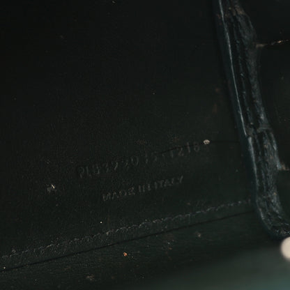 Saint Laurent Calfskin Crocodile Embossed Nano Sac De Jour Dark Green 7 of 12
