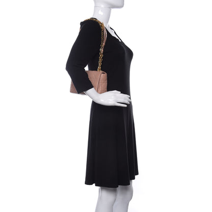 Christian Dior Calfskin Cannage Small Caro Bag Rose De Vents 2 of 10