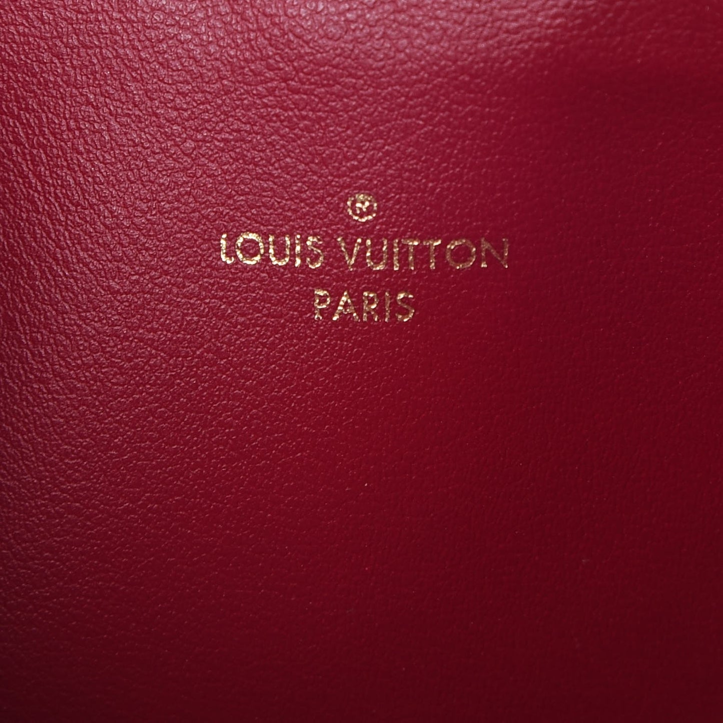 Monogram Felicie Chain Wallet Zippered Insert Fuchsia