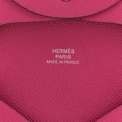 Hermes Epsom Bastia Coin Purse Rose Pourpre 6 of 9