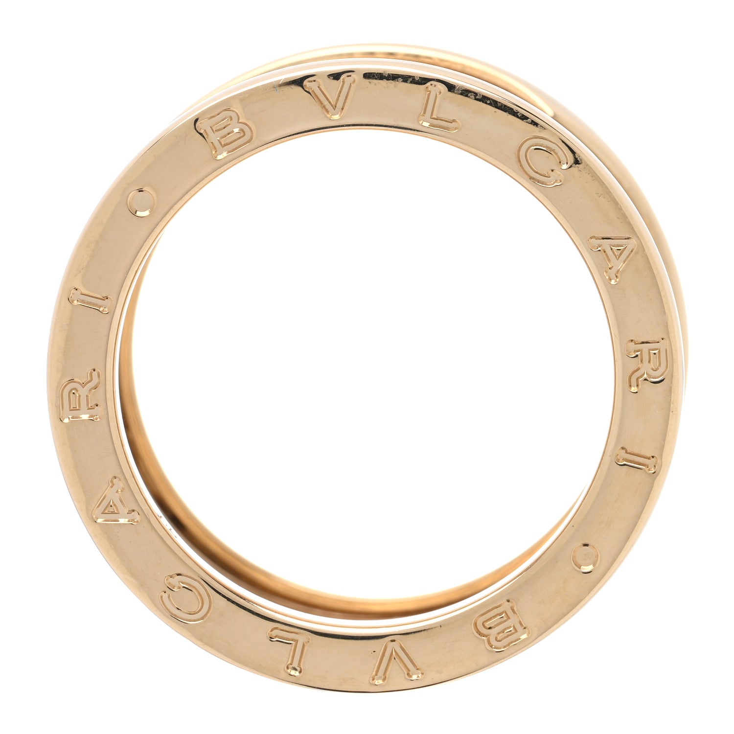 Bulgari 18K Yellow Gold B.Zero1 Four-Band Ring 59 8.75 5 of 5