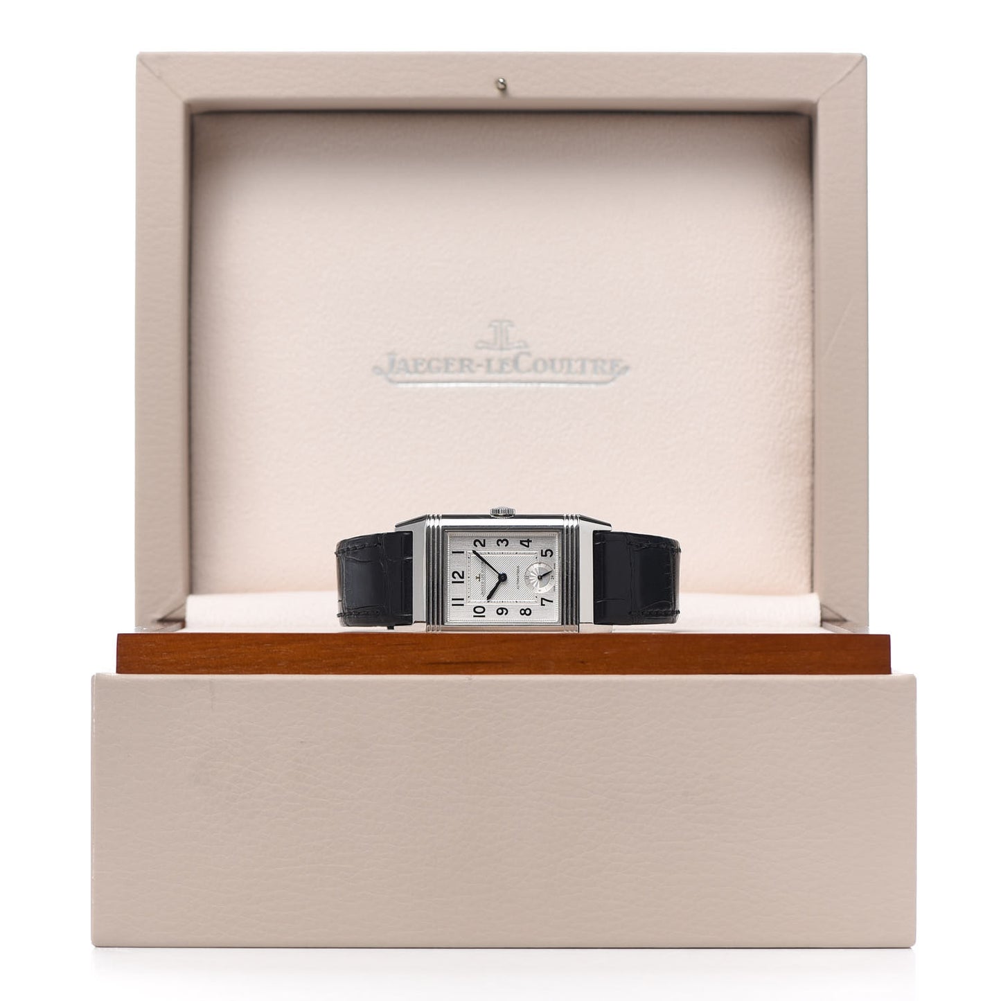Stainless Steel Alligator 27mm Reverso Night & Day Manual Winding Watch Q3808420