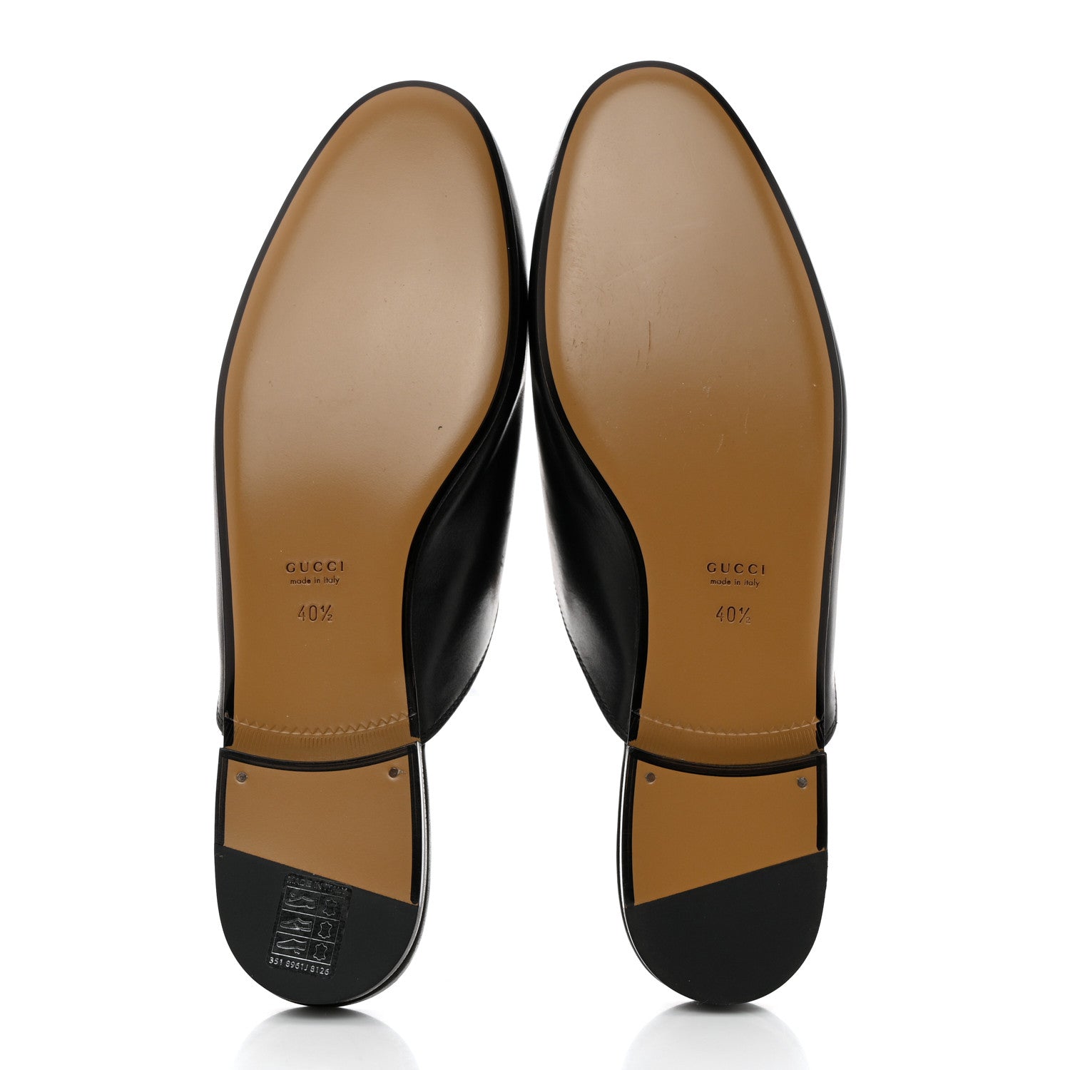 Gucci Calfskin Womens Princetown Slippers 40.5 Black 5 of 9