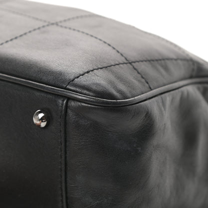 Chanel Lambskin Square Stitched Large Tote Black 10 of 13