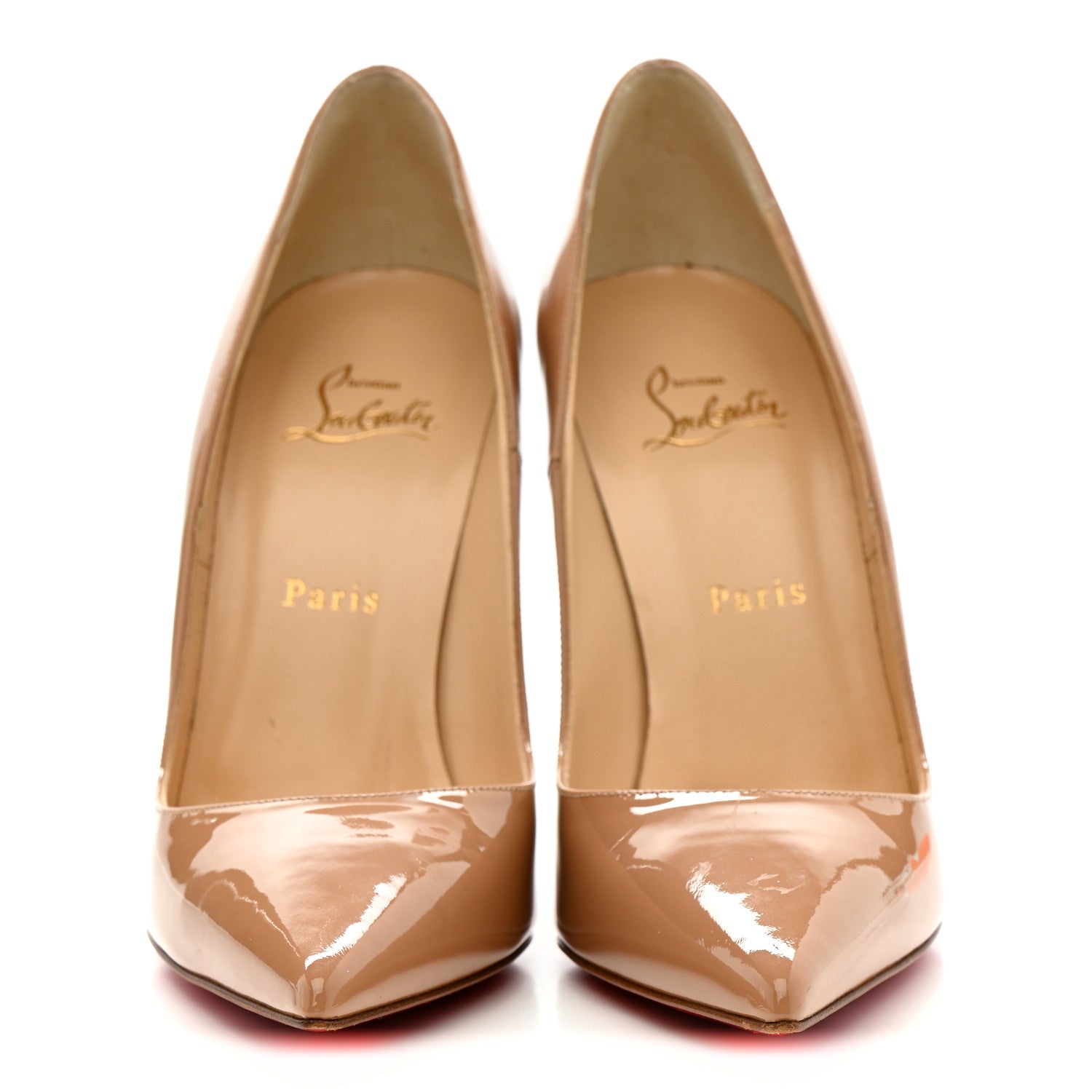 Christian Louboutin Patent So Kate 120 Pumps 39.5 Nude 3 of 9