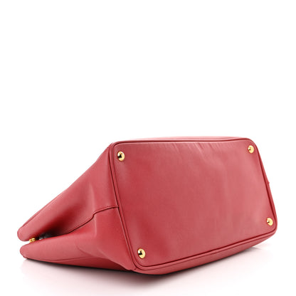 Prada Saffiano Lux Large Tote Fuoco 4 of 10