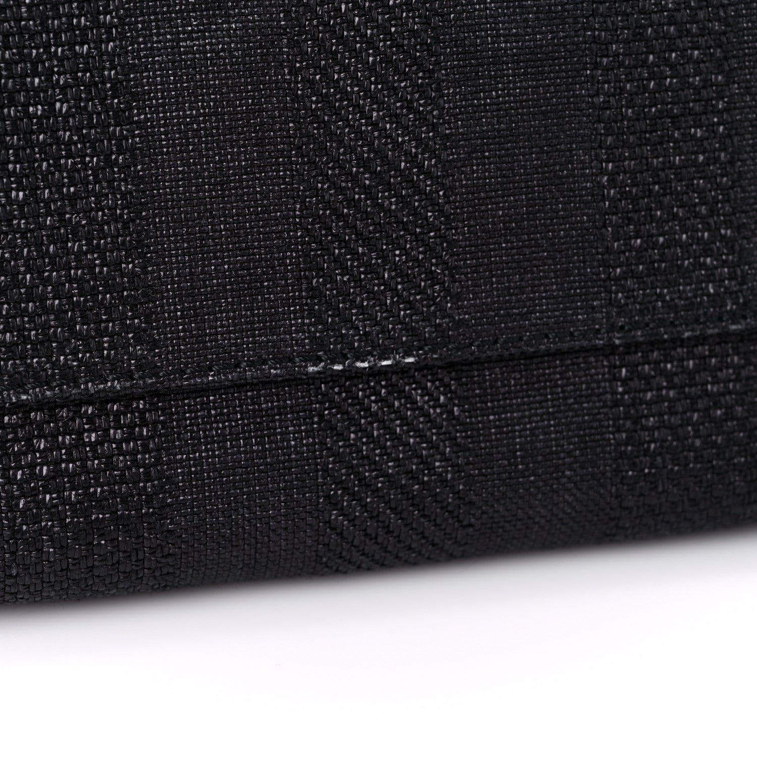 Chanel Mixed Fibers Calfskin Striped Medium Deauville Tote Black 16 of 20