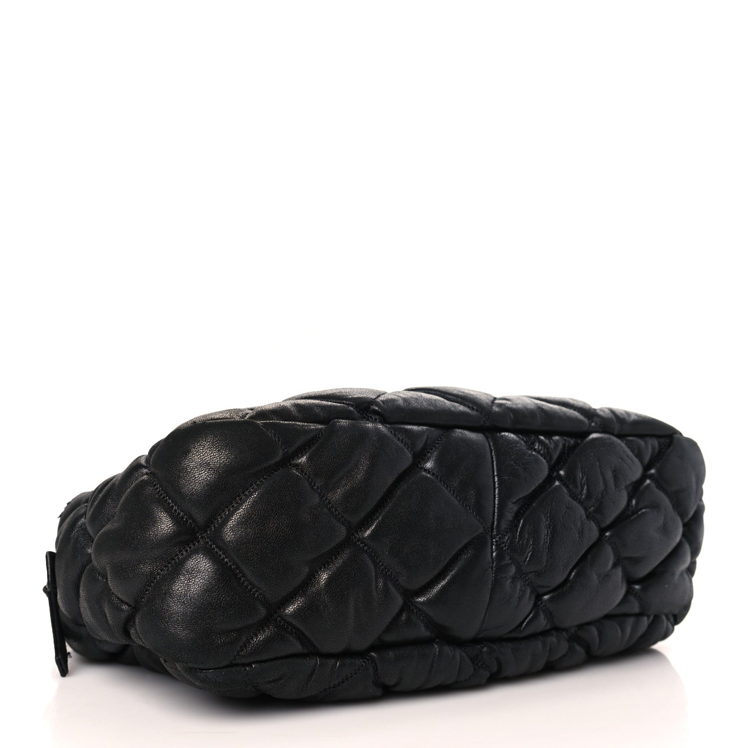 Chanel Lambskin Bubble Quilt Camera Case Black 4 of 10