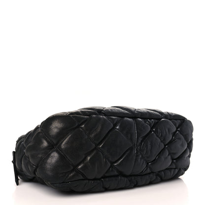 Chanel Lambskin Bubble Quilt Camera Case Black 4 of 10