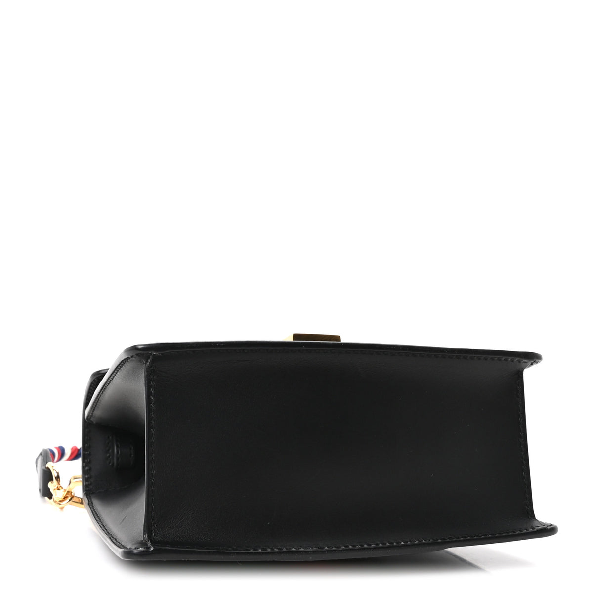 Gucci Calfskin Mini Sylvie Top Handle Bag Black 3 of 9