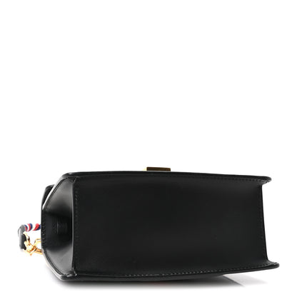Gucci Calfskin Mini Sylvie Top Handle Bag Black 3 of 9