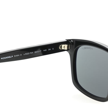 Chanel Acetate Quilted Square Sunglasses 5484-A Black 5 of 8