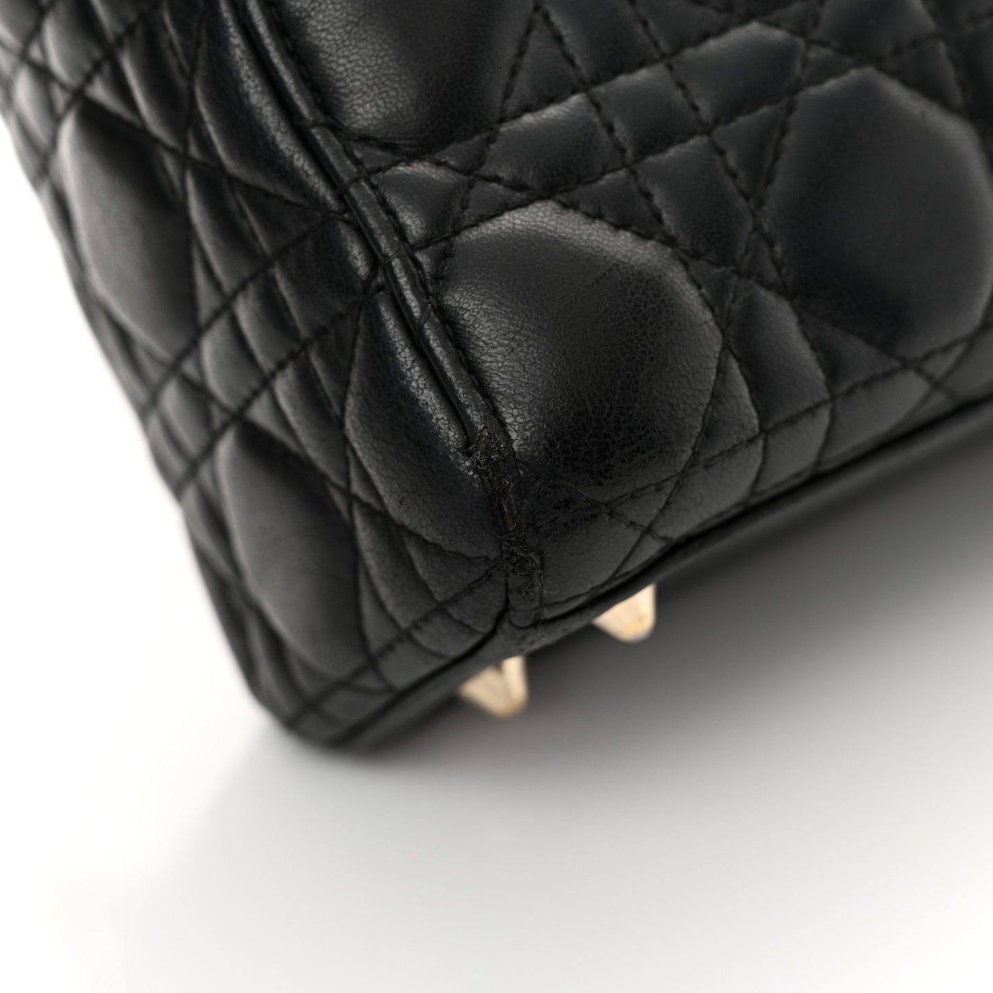 Lambskin Cannage Small My ABCDior Lady Dior Black