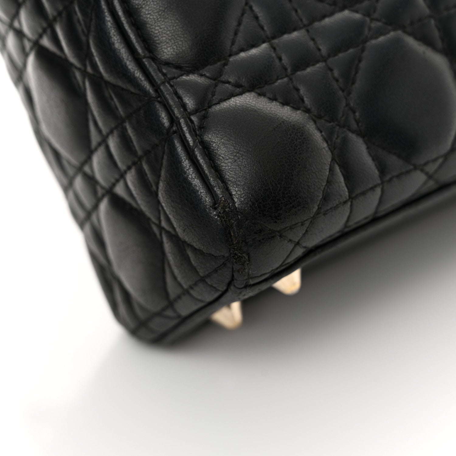 Christian Dior Lambskin Cannage Small My ABCDior Lady Dior Black 14 of 15