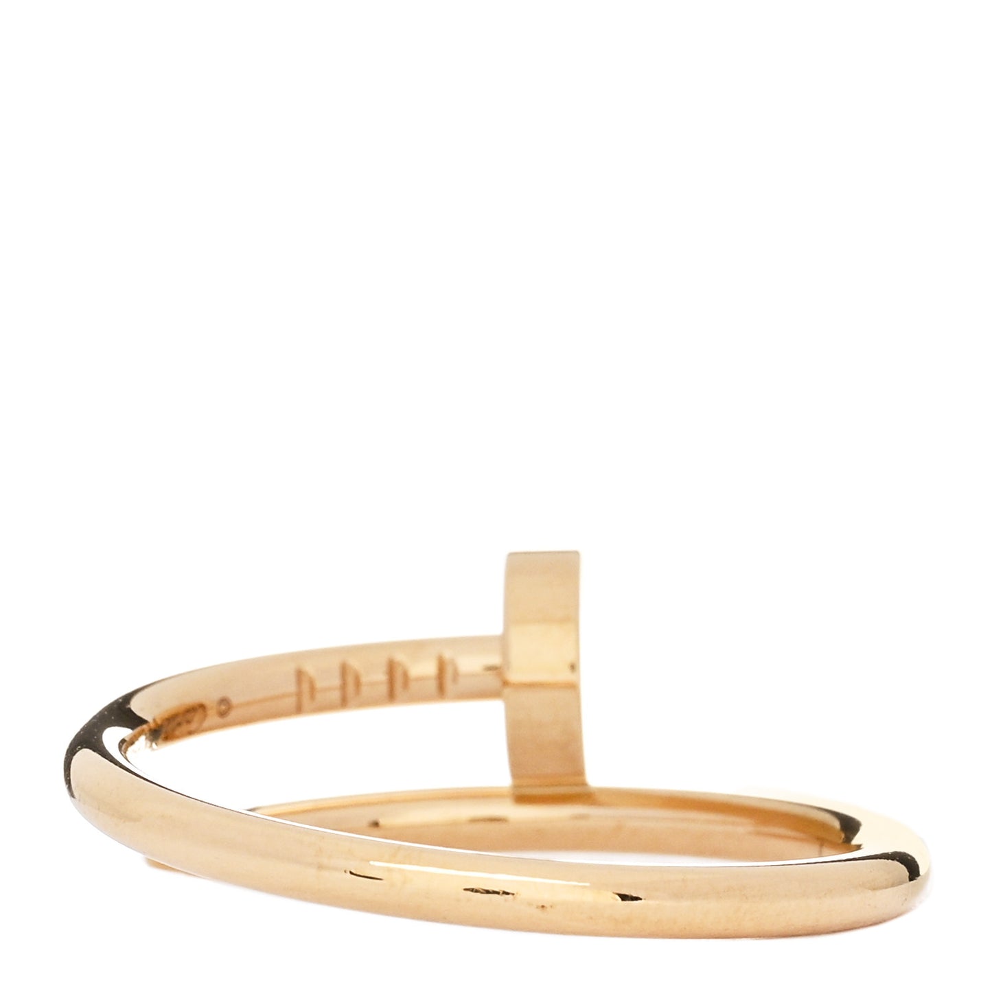 18K Yellow Gold Small Juste Un Clou Ring 54 6.75