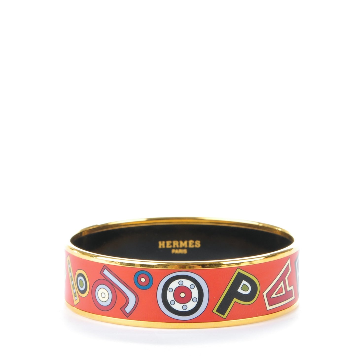 Enamel Printed Wide Tohu Bohu Bracelet 65