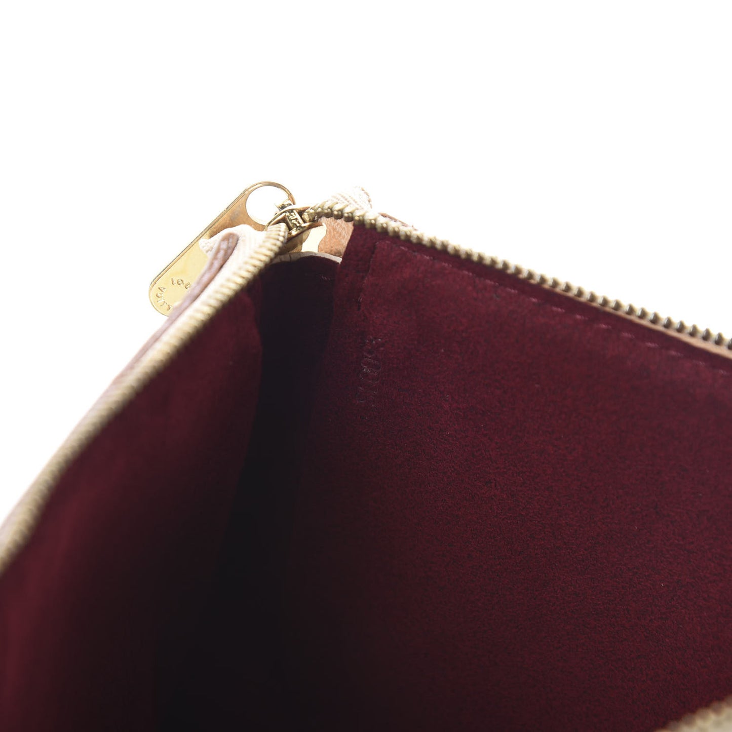 Monogram Multicolor Pochette Accessories White