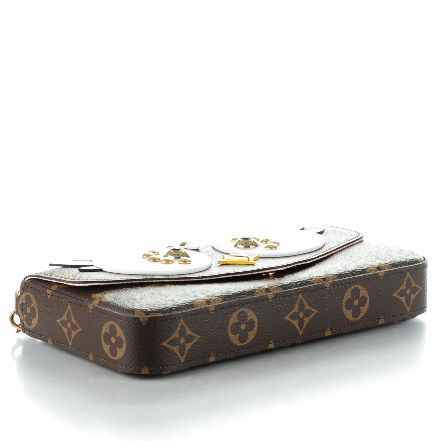 Louis Vuitton Monogram Lovely Birds Pochette Felicie Chain Wallet 4 of 7