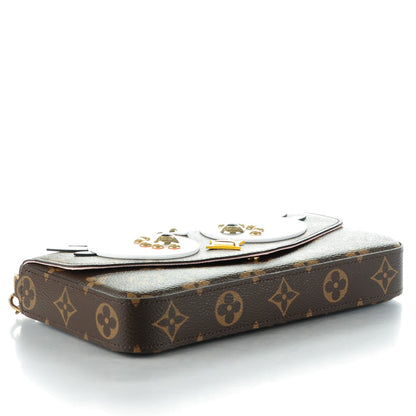 Louis Vuitton Monogram Lovely Birds Pochette Felicie Chain Wallet 4 of 7