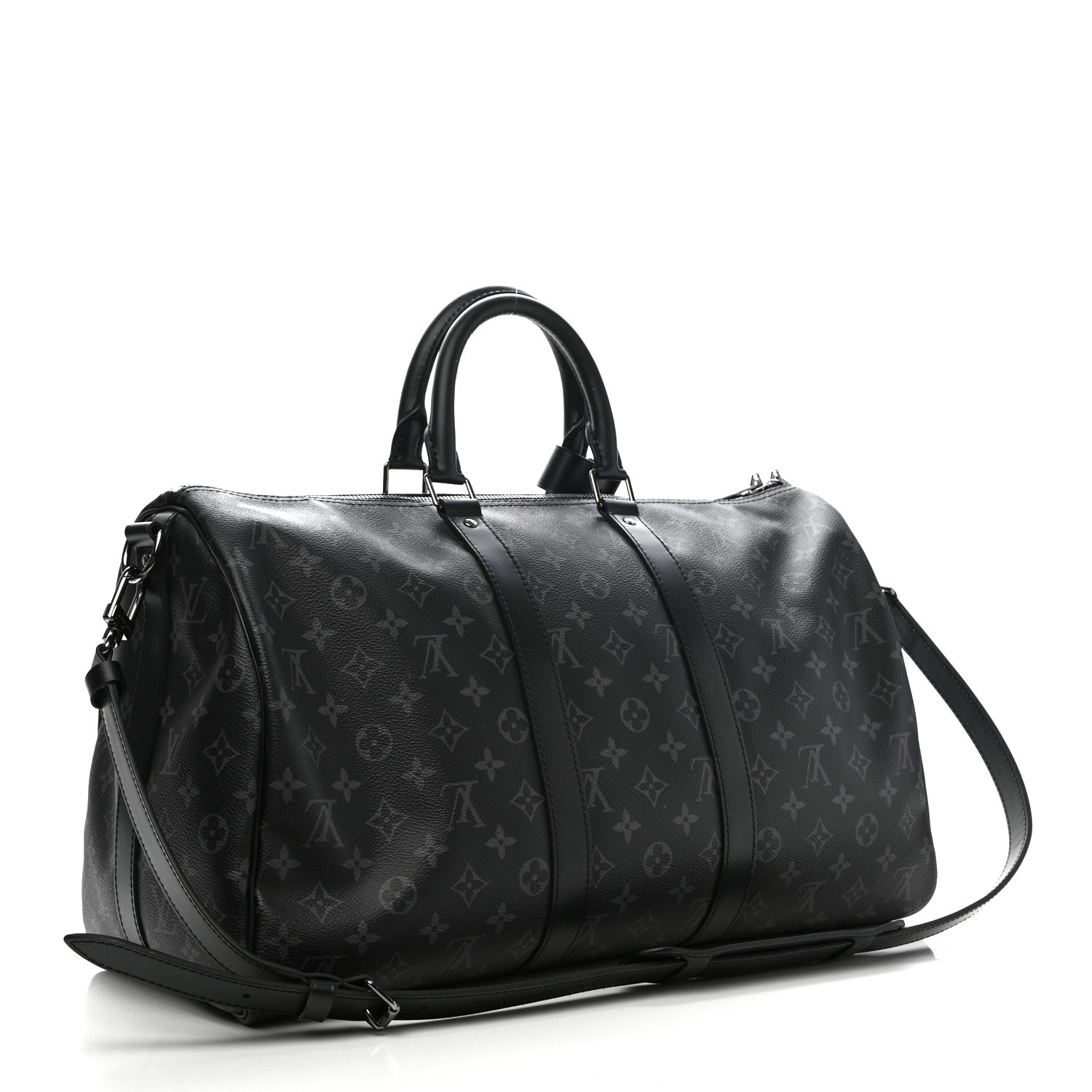 Louis Vuitton Monogram Eclipse Keepall Bandouliere 45 3 of 12