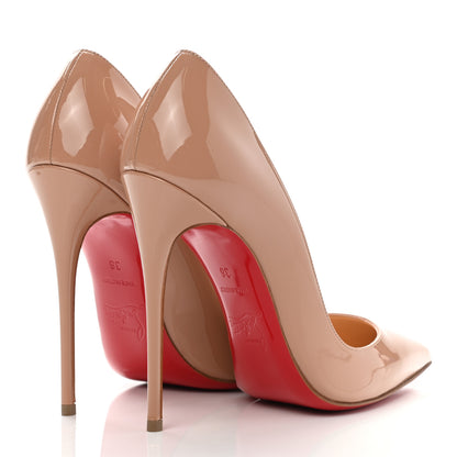 Christian Louboutin Patent So Kate 120 Pumps 36 Nude 4 of 8