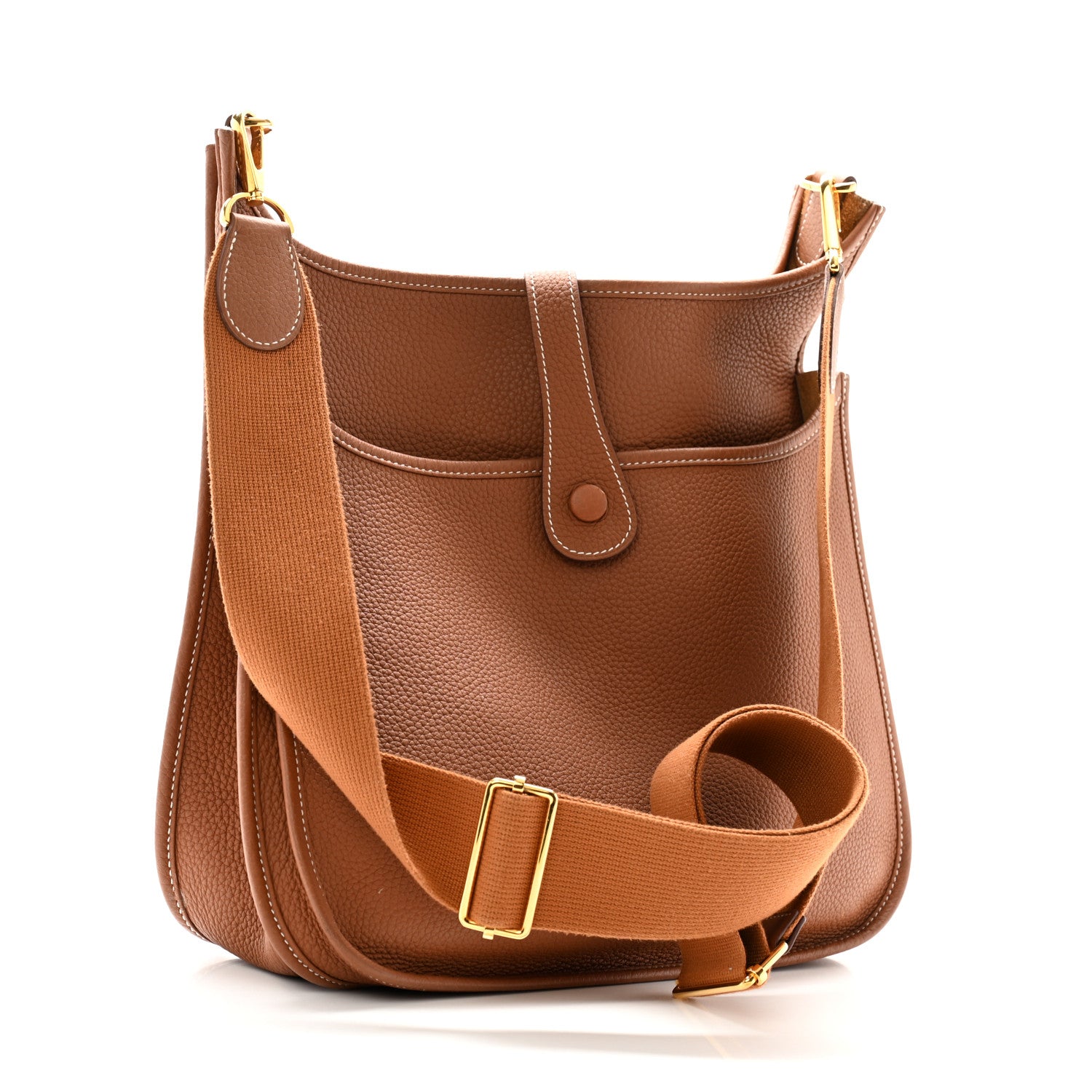 Hermes Taurillon Clemence Evelyne III Gold 3 of 12