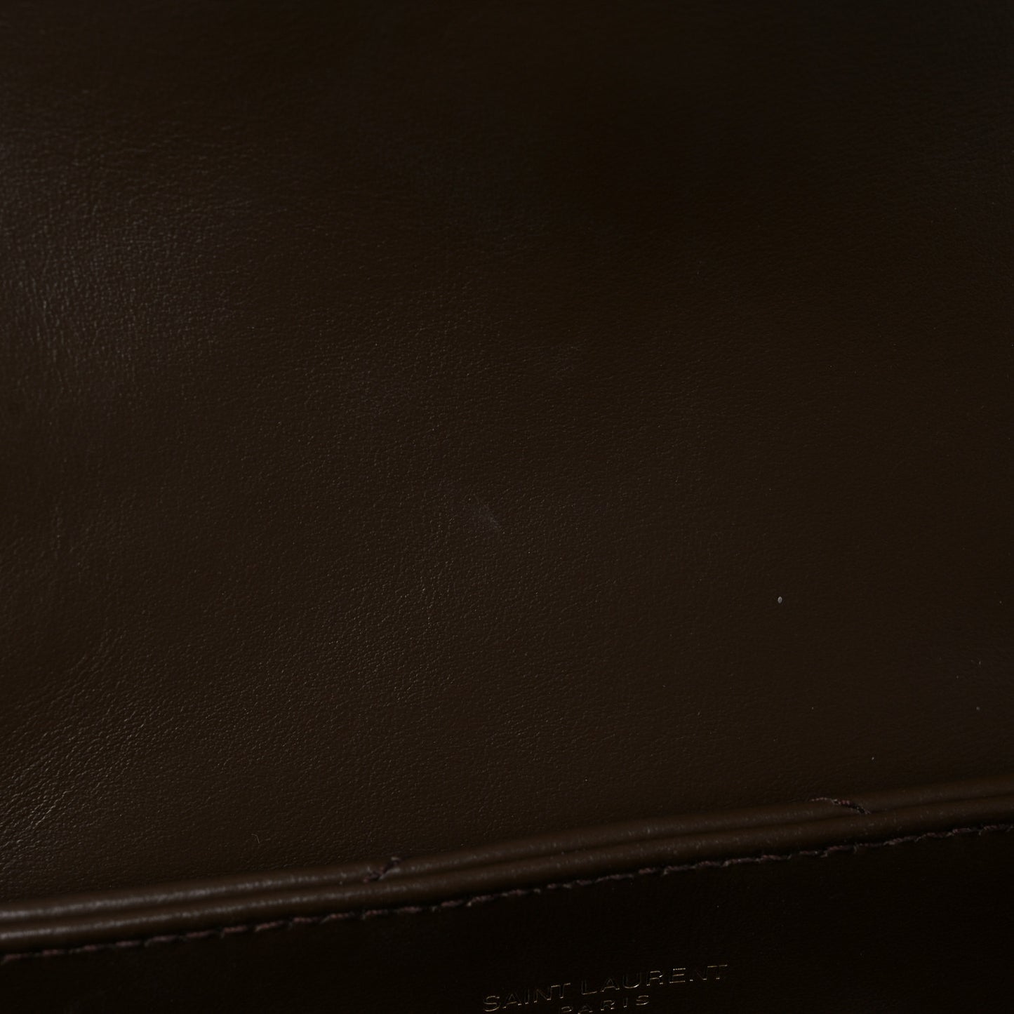 Calfskin Y Quilted Monogram Medium Loulou Chain Satchel Soil Brown