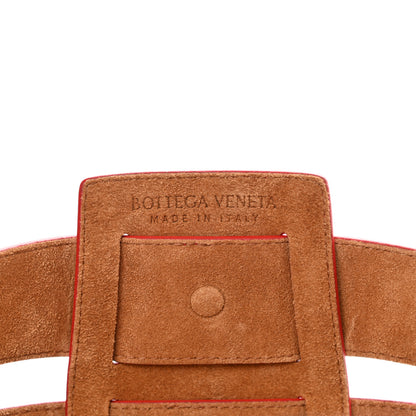 Bottega Veneta French Calfskin Shell Bag Chili Tomato 8 of 12