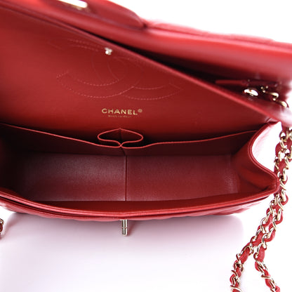 Chanel Caviar Quilted Jumbo Double Flap Red 4 of 11