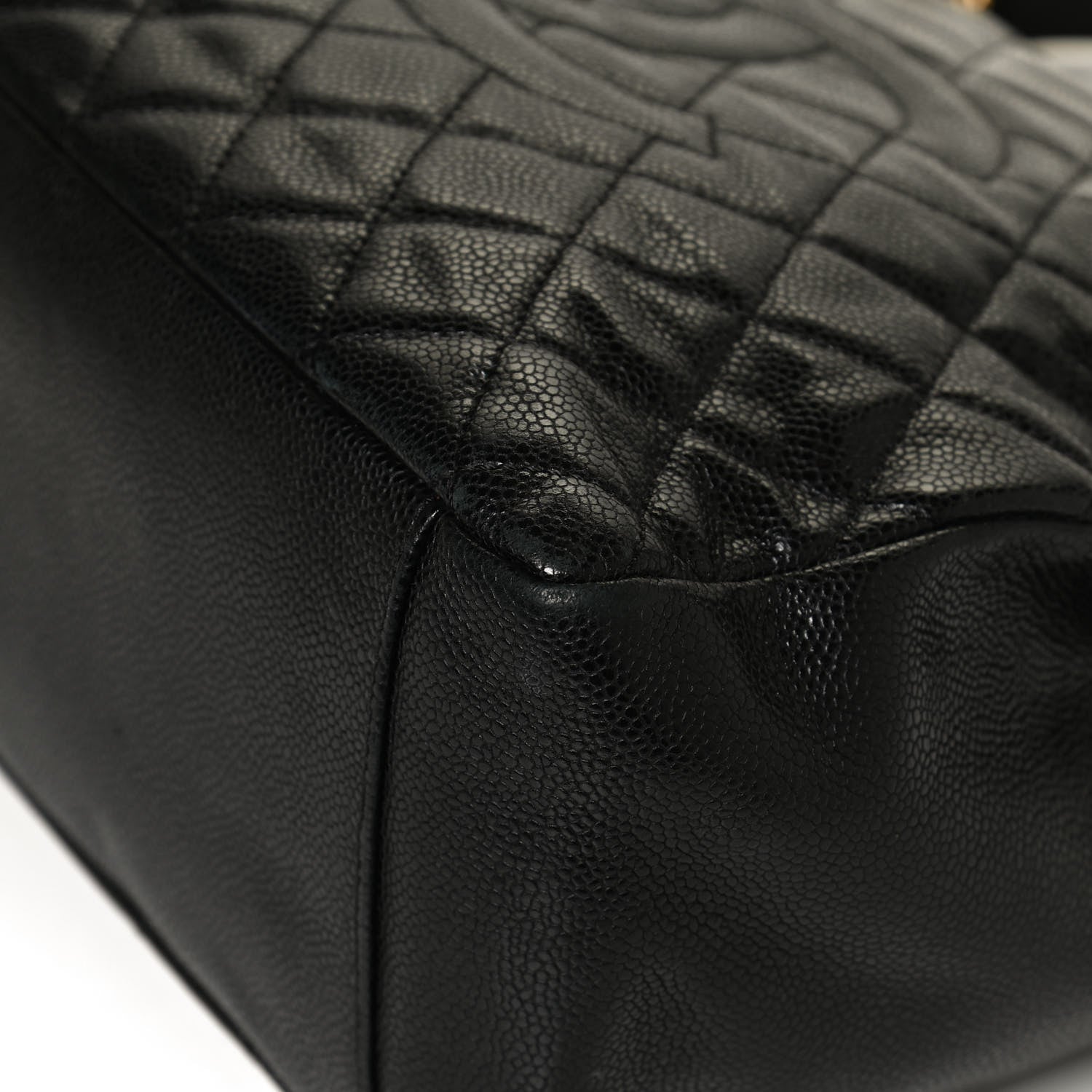 Chanel Caviar Quilted Grand Shopping Tote GST Black 12 of 13
