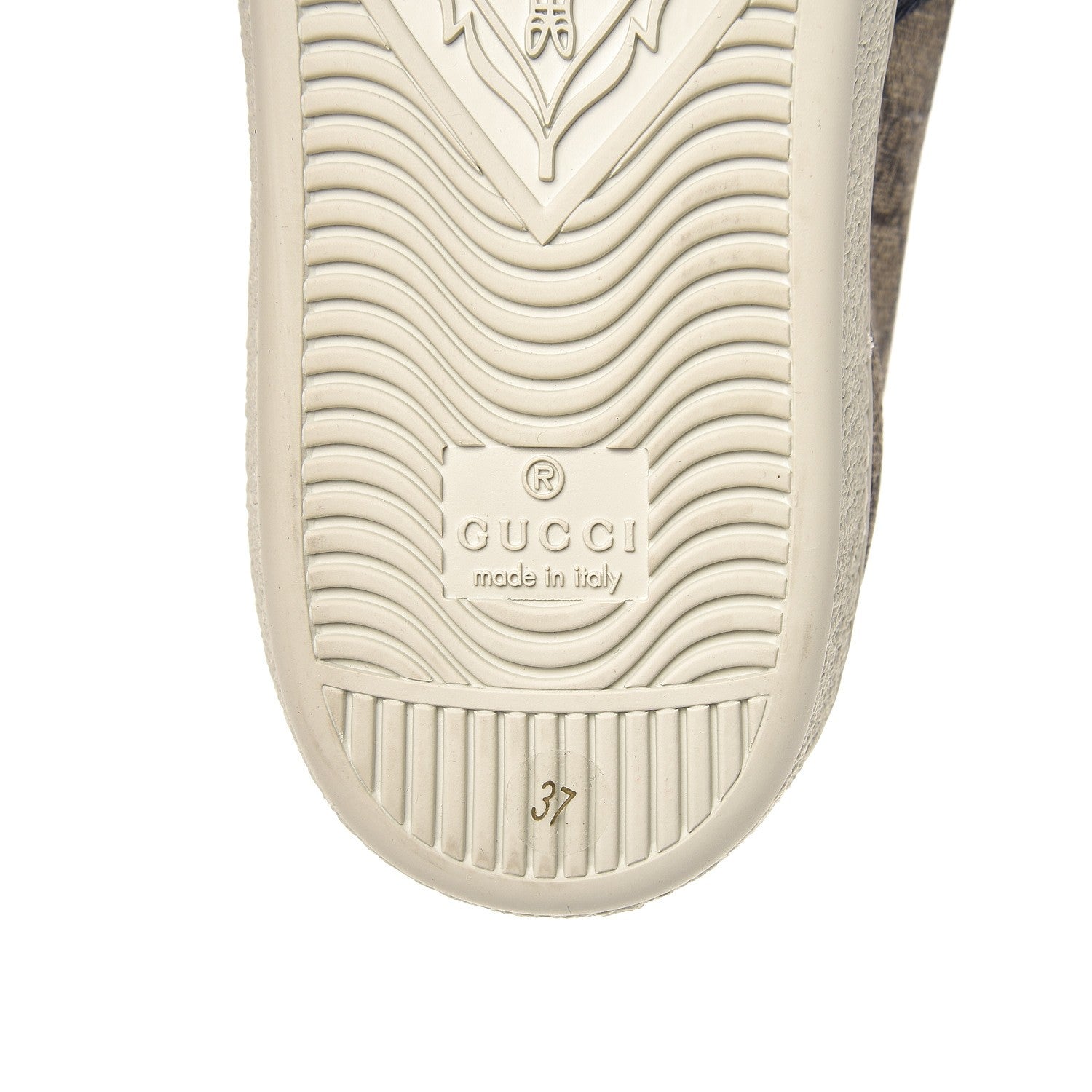 Gucci GG Supreme Monogram Ace Low-Top Sneaker 37 Beige 9 of 10