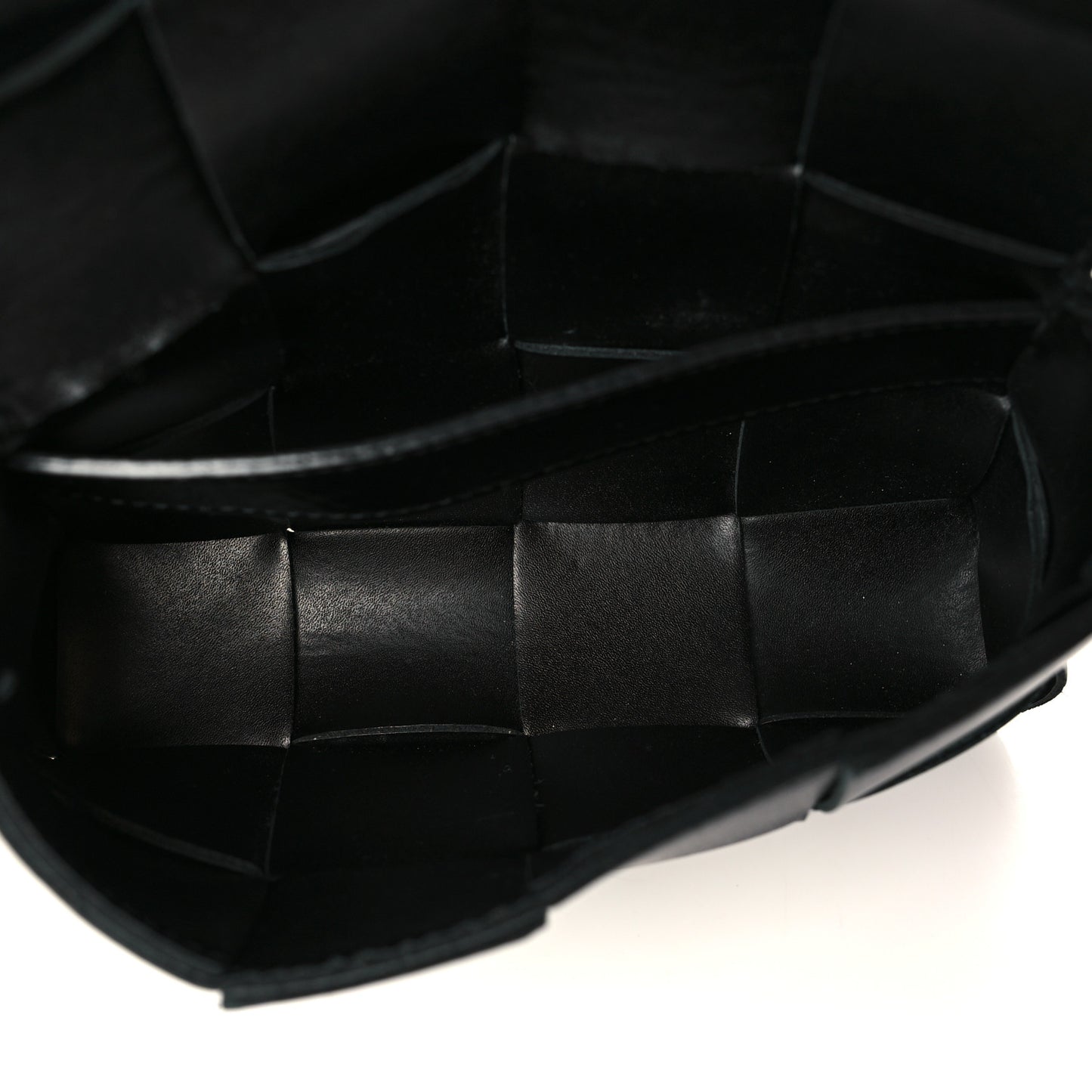Nappa Maxi Intreccio The Belt Cassette Bag Black