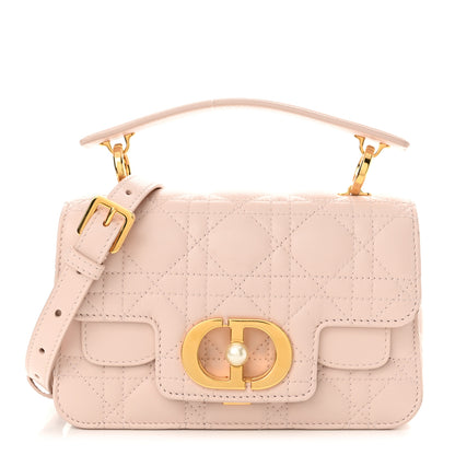 Christian Dior Lambskin Cannage Mini Jolie Top Handle Bag Powder Pink 1 of 13