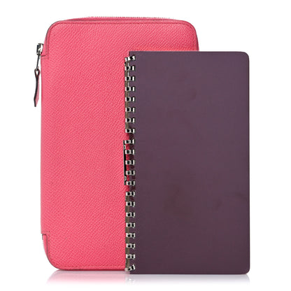 Hermes Epsom Vision II Zip Agenda Rose Azalee 3 of 13